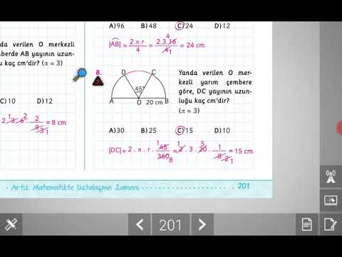 Matematik atölyem sayfa 201 202 cevaplar