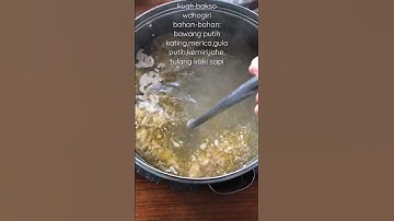 Thumbnail of kuah bakso wonogiri benar2 sedap dan gurih #mieayam #mieayambakso #bakso #resepmieayam #baksoenak