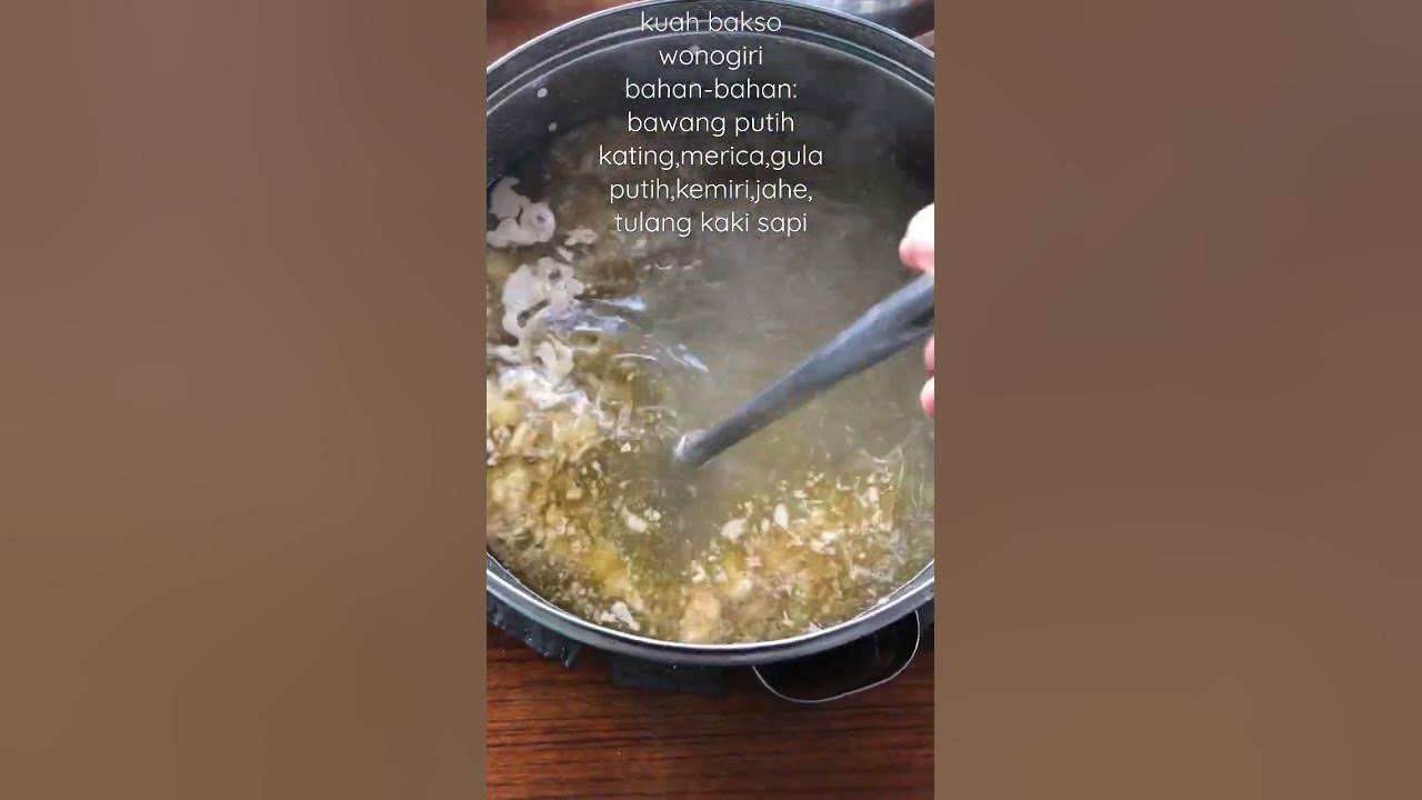 kuah bakso wonogiri benar2 sedap dan gurih #mieayam #mieayambakso #bakso #resepmieayam #baksoenak