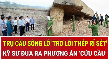 Trụ cầu sông Lô 
