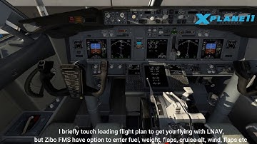 Tutorial How to create & load a flight plan fms file in Zibo 737 FMC for flight simulator X-Plane 11