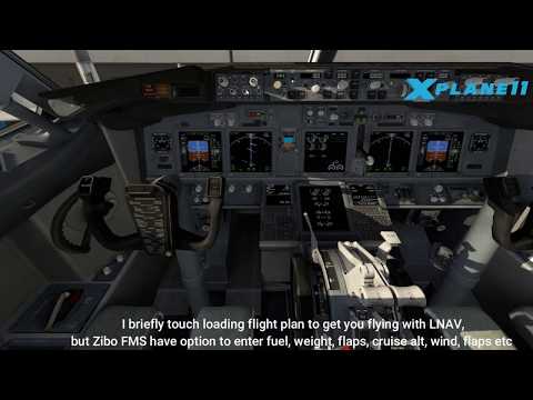 Tutorial How to create & load a flight plan fms file in Zibo 737 FMC for flight simulator X-Plane 11