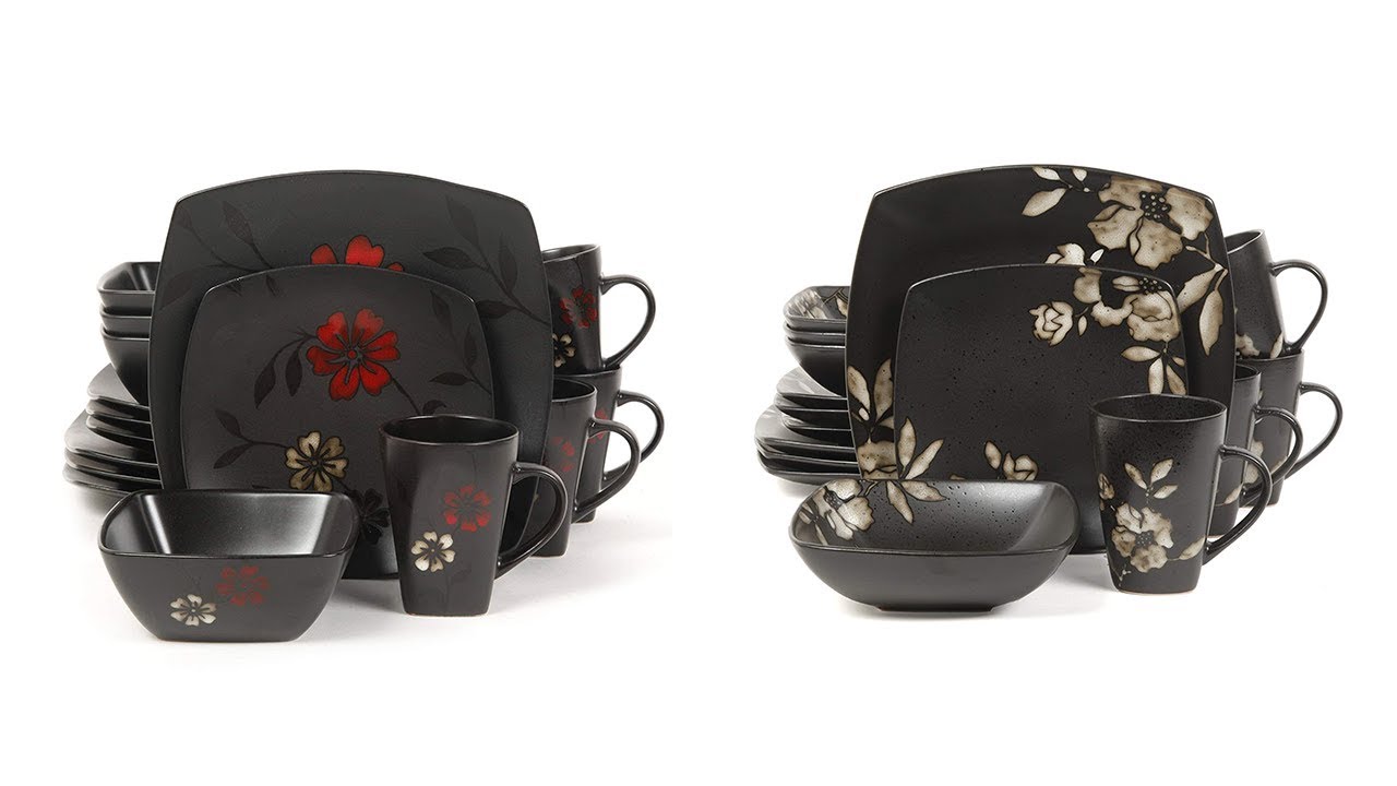 Top 6 Black Dinnerware Set Reviews YouTube