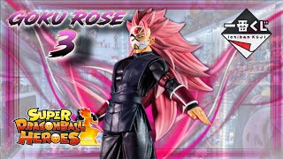 Goku Rose 3 Ichiban Kuji Prize A Dragon Ball Heroes 4Th MISSION Unboxing Ep. # 266 Review En Español