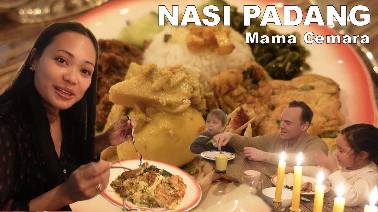 NASI PADANG KOMPLIT MAMA CEMARA ADA RENDANG, GULAI NANGKA, GULAI KALE, BALADO KENTANG & SAMBAL LADO