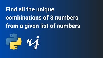 Write a Python program to find all the unique combinations of 3 numbers from a given list of numbers