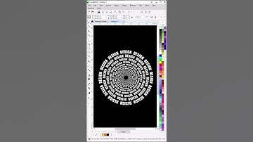 Round Text Effect in CorelDraw  #learncoreldraw #graphicdesignsoftware #coreldraw #design