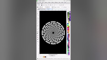 Round Text Effect in CorelDraw  #learncoreldraw #graphicdesignsoftware #coreldraw #design
