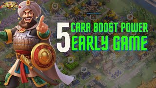 5 Hal yang Gue Lakuin Buat Boost Power di Early Game ROK | Power Auto Ngebut!