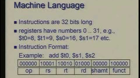 Lecture -3 Instruction Set Architecture - I