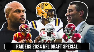 Raiders 2024 NFL Draft Special feat. Tom Telesco, Bucky Brooks and James Jones | Raiders | NFL