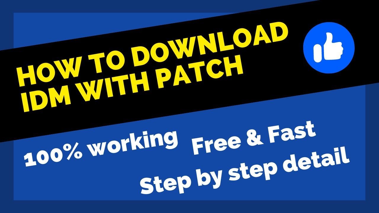 How To Download IDM Free IDM With Patch Link Is In The How to download idm free idm with patch link is in the