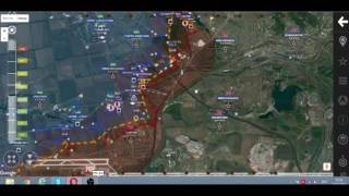 Обзор карты боевых действий на Донбассе от 23 февраля 2017 г