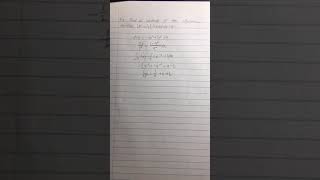 Differential equation Project