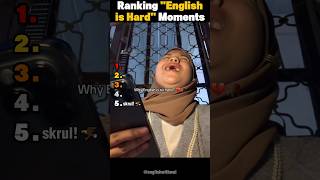 Ranking English Is Hard Moments