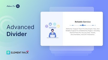 How to Use Advanced Divider Widget by Element Pack in Elementor