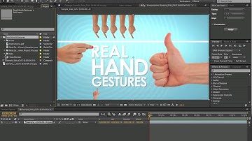 After Effects Tutorial - Hand Gestures