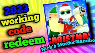 Roblox Nik's Murder Sandbox codes (September 2023): Free rewards