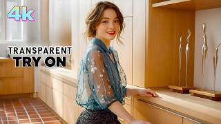 4K Sheer Dress Try On Haulvideo Review Bikinihaultransparent See Throughclothes Workout