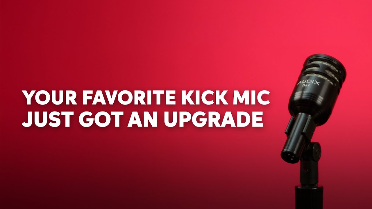 Audix D6 Cardioid Dynamic Kick Drum Microphone | Sweetwater
