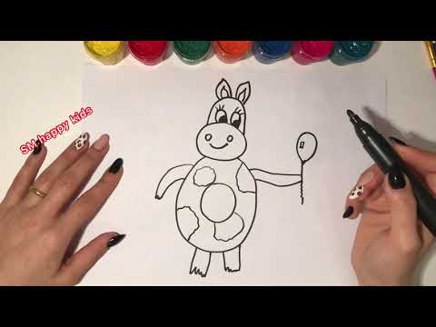 Video: Ինչպես նկարել գետաձի