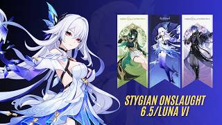 Stygian Onslaught 6.5/Luna VI - C0R1 Skirk x C1R0 Flins x C0R0 Nefer | Fearless Difficulty 5