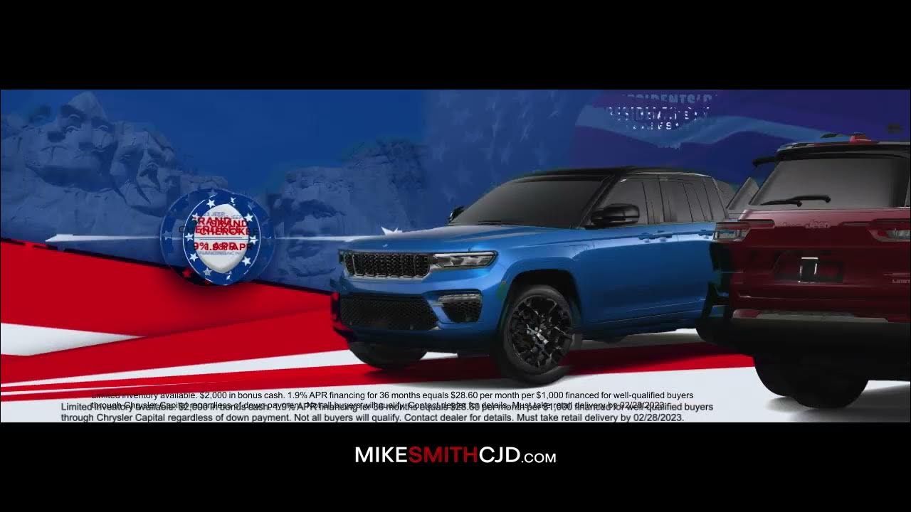 Presidents' Day Sales Event | Mike Smith Chrysler Jeep Dodge - YouTube