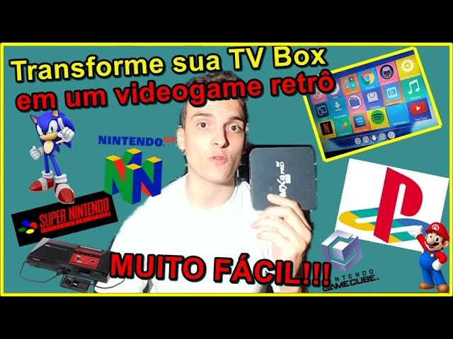 Transforme Tv Android Emulador Snes + Controle + Pen Drive