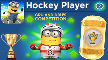 Minion Rush HOCKEY PLAYER  UPGRADE COSTUME Secial Mission Gru and Dru