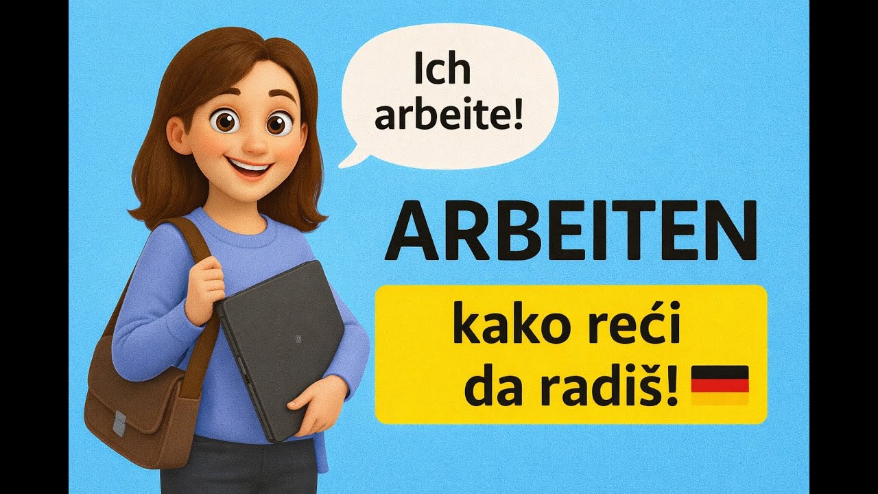 Glagol ARBEITEN 🇩🇪 – kako reći da radiš! | Njemački A1