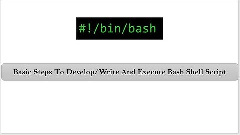 Section-2: Video-6 :  Basic Steps to Write and Execute Shell Script | VRTechnologies | By NarendraP