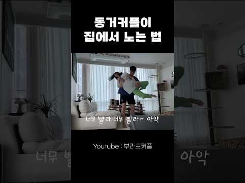 방구석 서커스단🎪 #shorts #couple #동거커플