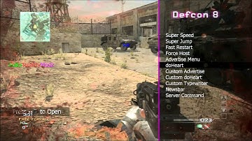 MW3 Defcon8 1.24 Mod Menu CEX/DEX w/download