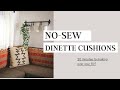 No-Sew Dinette Cushions | RV Renovation Tricks | How to Recover Dinette Cushions