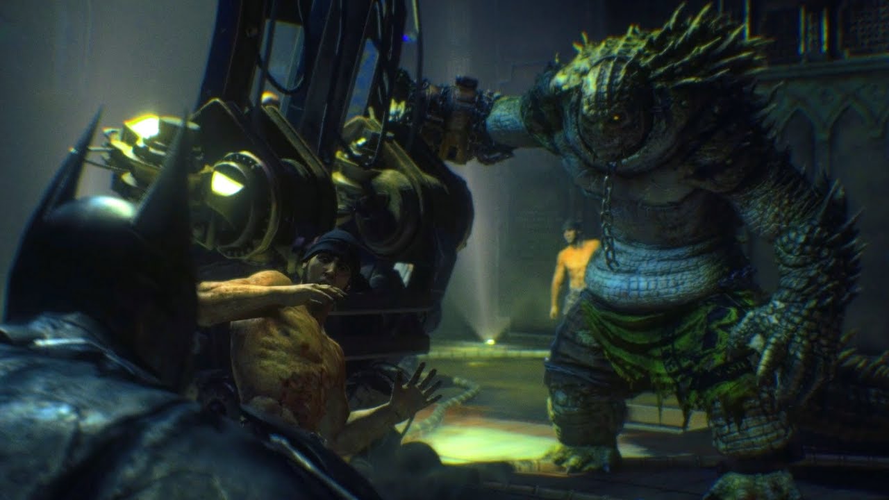 BATMAN ARKHAM KNIGHT Gameplay - KILLERCROCK
