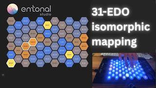 31-EDO on the Exquis with Entonal Studio 2 prototype