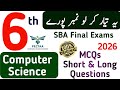 Class 6 Computer SBA Original Board Paper 2026 Computer Science 6 Final Term Exams Learning Zone Class 6 Computer SBA Original Board Paper 2026 Computer Science 6 Final Term Exams Learning Zone