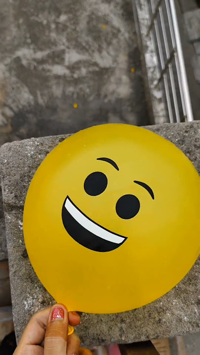 Experiment: Will a water balloon explode if it rolls down from a tall building? 💥 #shorts #balloon
