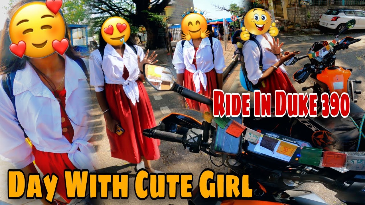 😍Pickup ya Unknown Girl In Bangalore 😻/ In Duke 390 🥰/ #svf #tamil #duke390 #motovlog #sandyviews