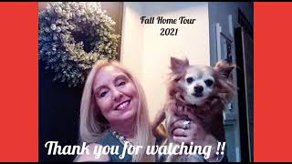 New Video\/Fall Home Tour 2021\/  #jodiscozycottage  \/ Journey my pup