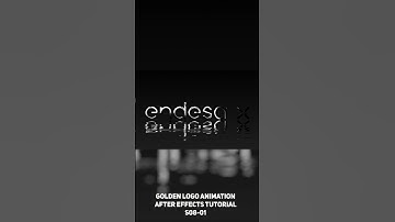 Golden Logo Animation After Effects - S0801 #logo #logoanimation #logoreveal #aftereffects