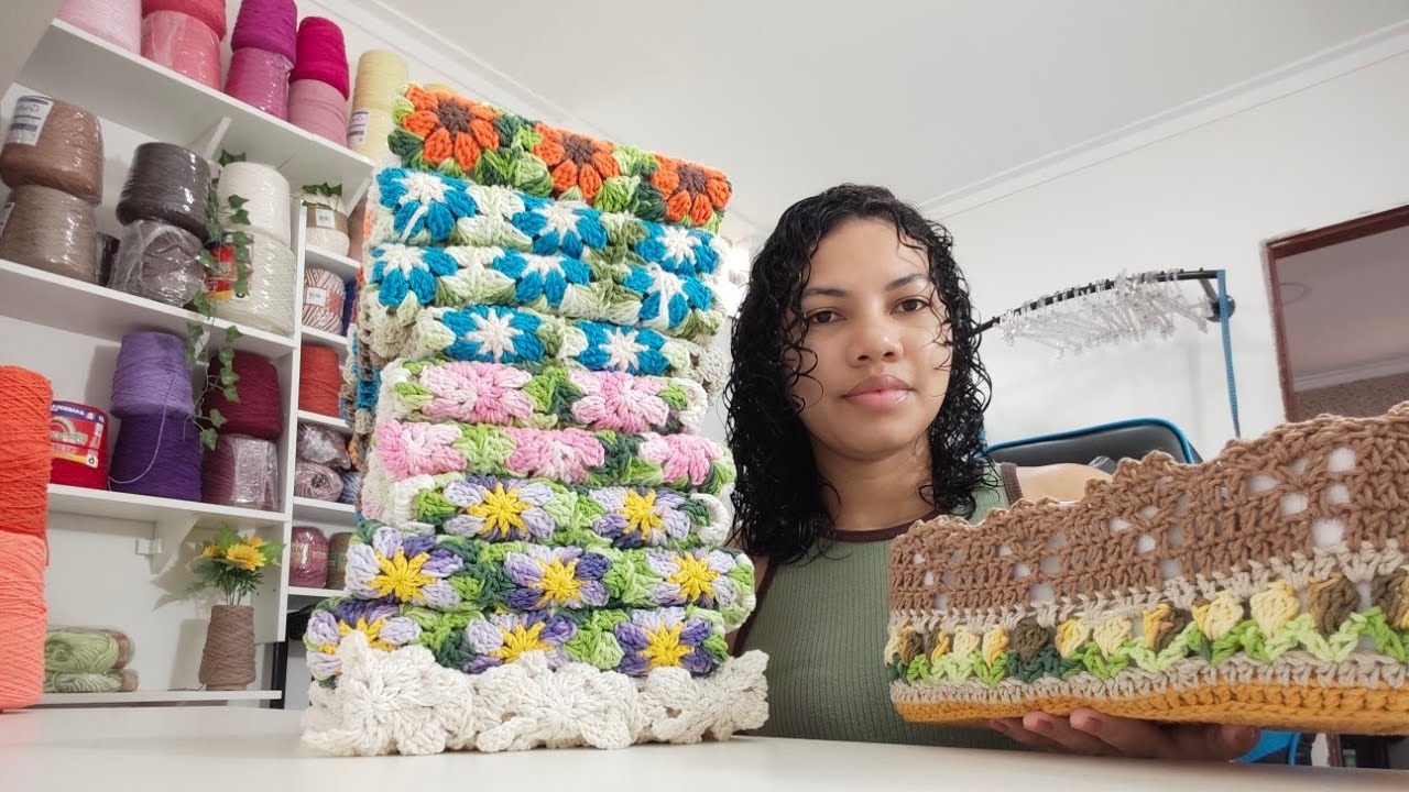 Vlog de produção da semana//Vem me acompanhar nessa semana 🧶😘