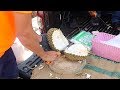 Durian Fruit Cutting - Thai Street Food