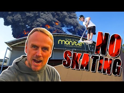 FAMOUS SKATEPARK BURNS DOWN?!