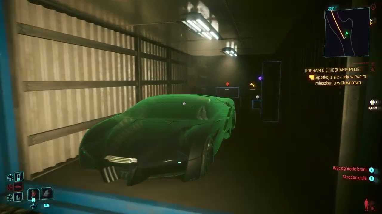 The secret location of the fastest car in Cyberpunk 2077 - RAYFIELD CALIBURN "MURKMOBILE"