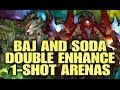 Bajroidz - Double Enhancement 1-SHOT Arenas w/ Sodapoppin #1 - 5.4 Shaman PvP