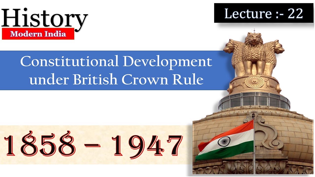 Constitutional Development Under British Crown 1858 1947 Modern