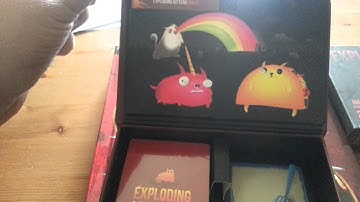 Exploding Kittens Box opening