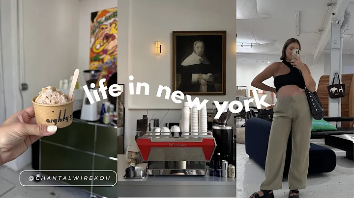 nyc vlog | cafe hopping & vintage furniture shopping in brooklyn