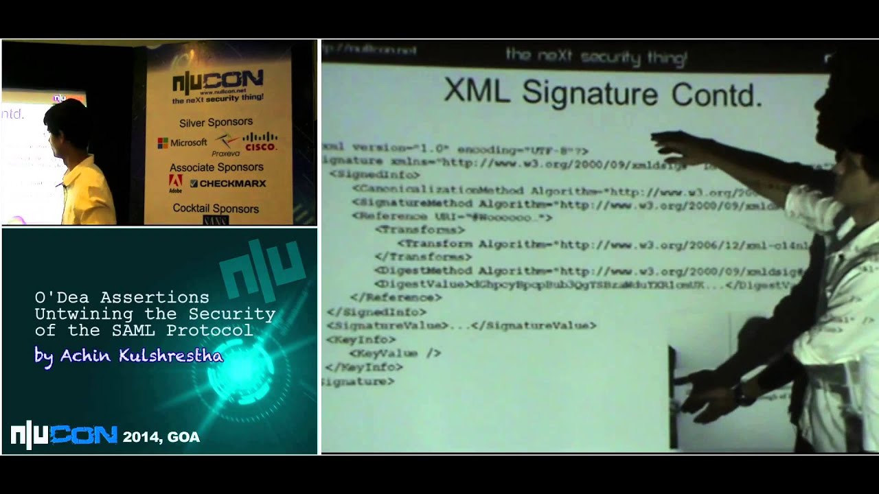 nullcon Goa 2014: O Dea Assertions Untwining the Security of the SAML protocol by Achin Kulshrestha